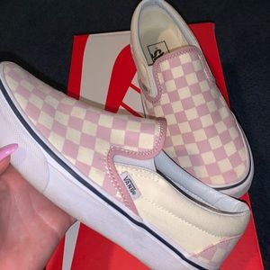 Checkered Slip-On Vans